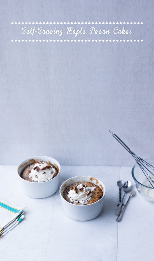 Self-Saucing Maple Pecan Cakes-title