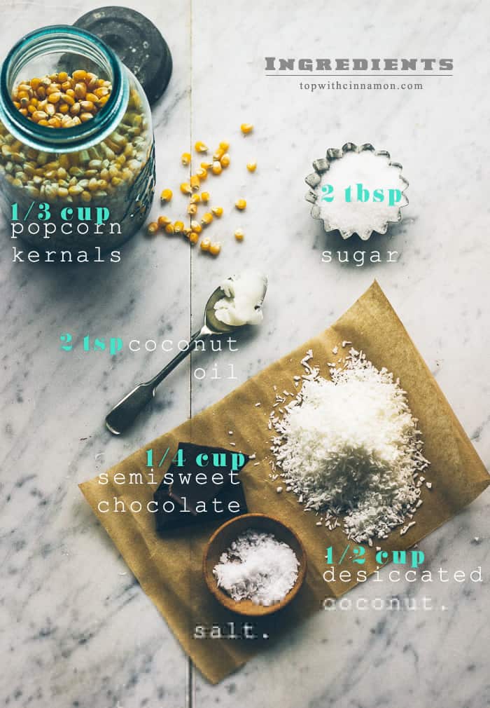 Samoa Popcorn-ingredients