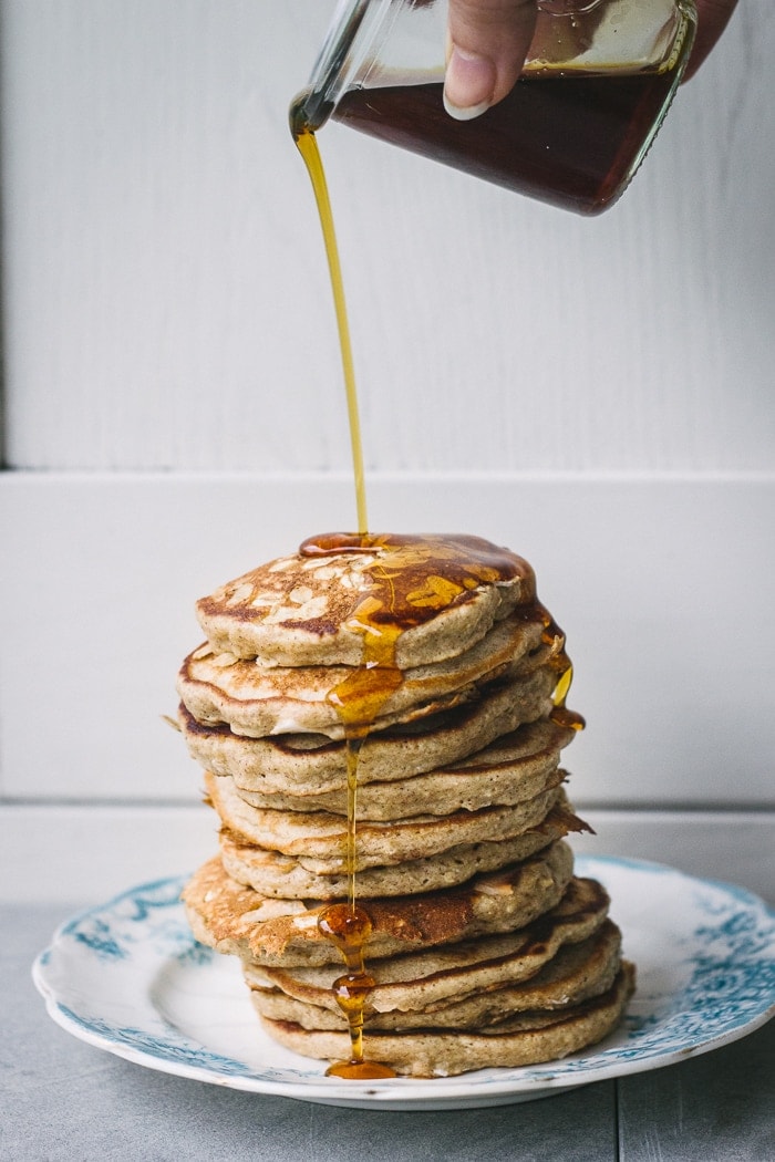 Honey and Oat Pancakes