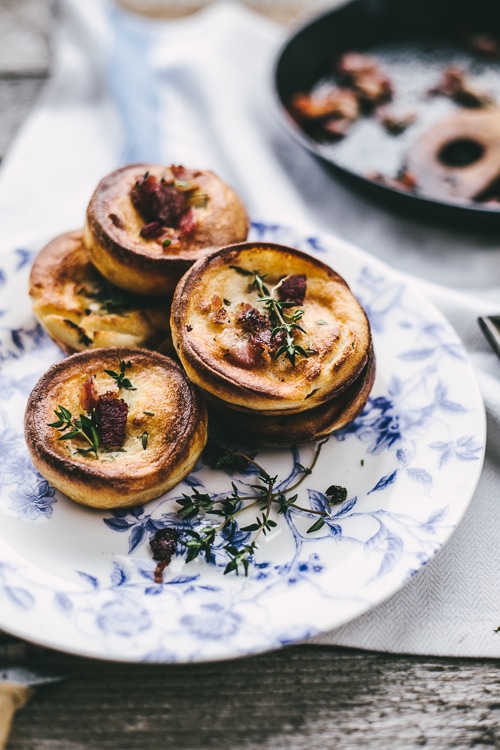 Bacon Thyme Yorkshire Puddings