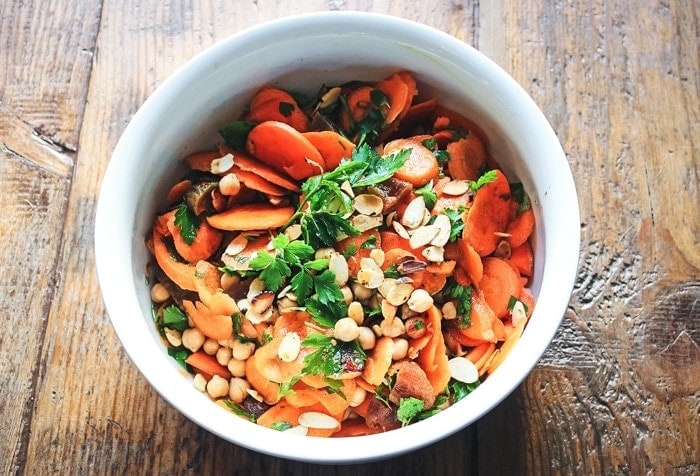 Cumin-spiked Carrot and Chickpea Salad