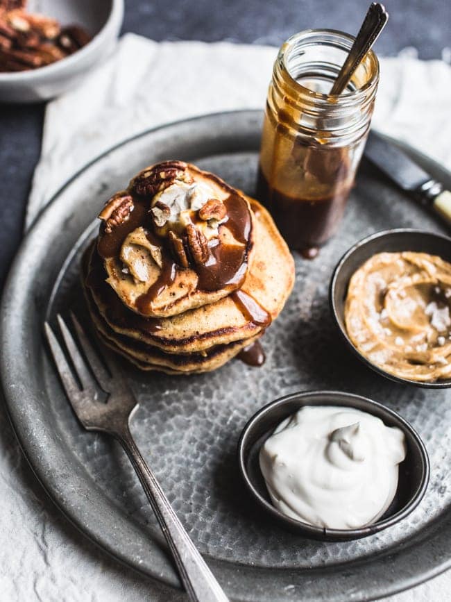 Gingerbread Pancakes with Salted Treacle Butter-15